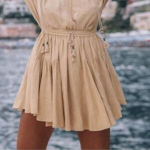 SPELL Bella Honey Mini Skirt Size S